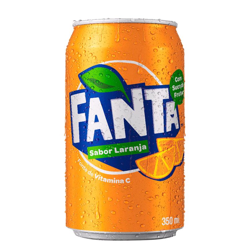 Fanta laranja lata 350 ml