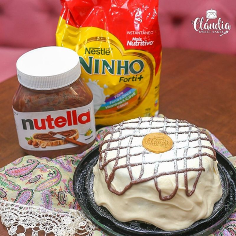 Vulcãozinho ninho com nutella (800g)