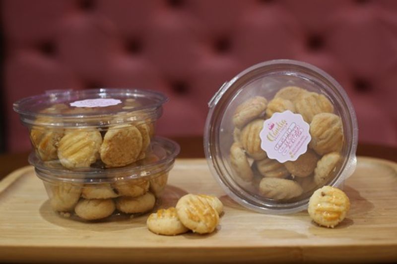 Biscoitos amanteigados de queijo