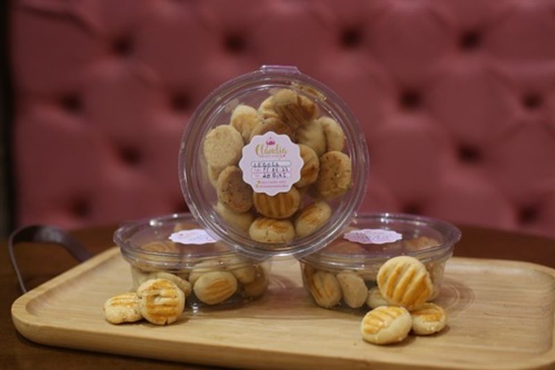 Biscoitos amanteigados de cebola