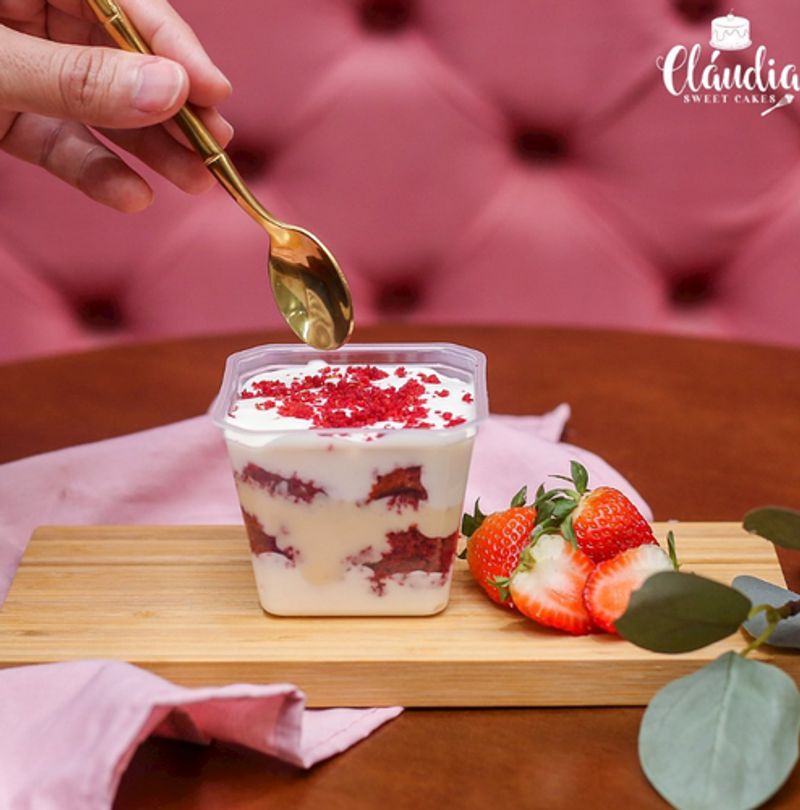 Torta no pote red velvet