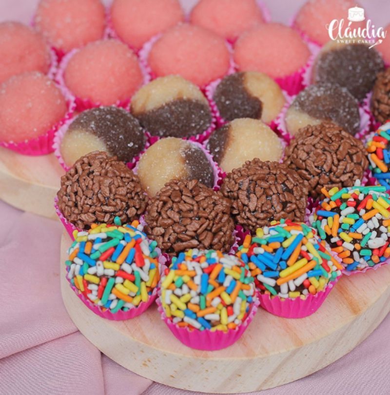 Mini brigadeiros