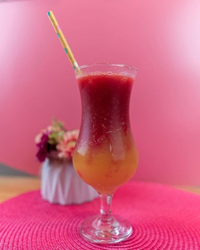 Suco sem leite