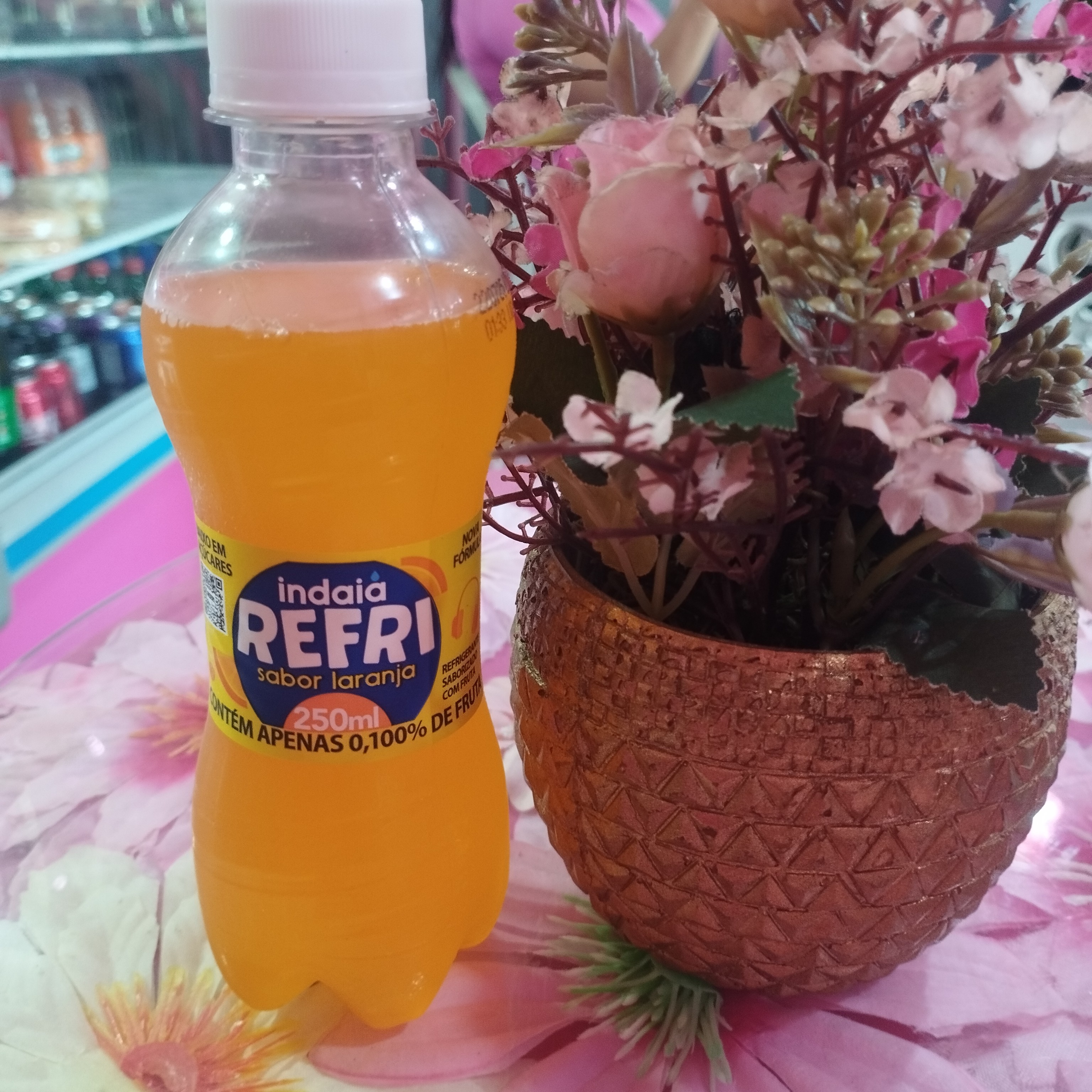 Refri laranja mini 250 ml