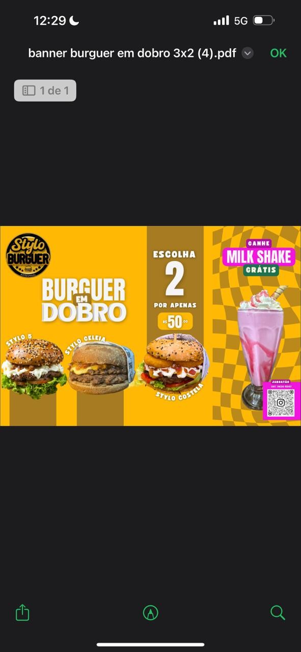 Escolha 2 + Milk Shake Grátis