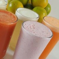 Suco com leite