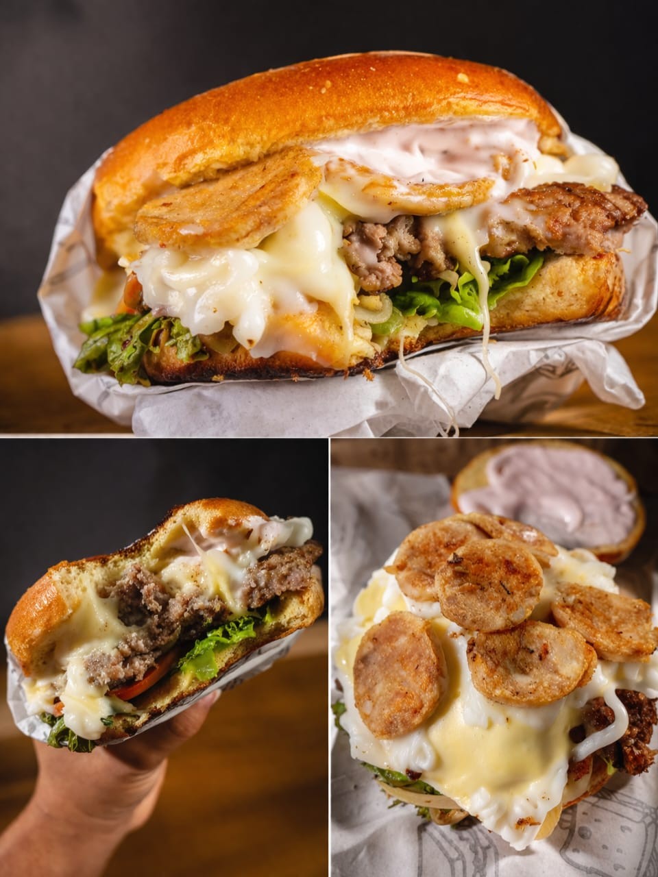 Burguer Toscana + batata