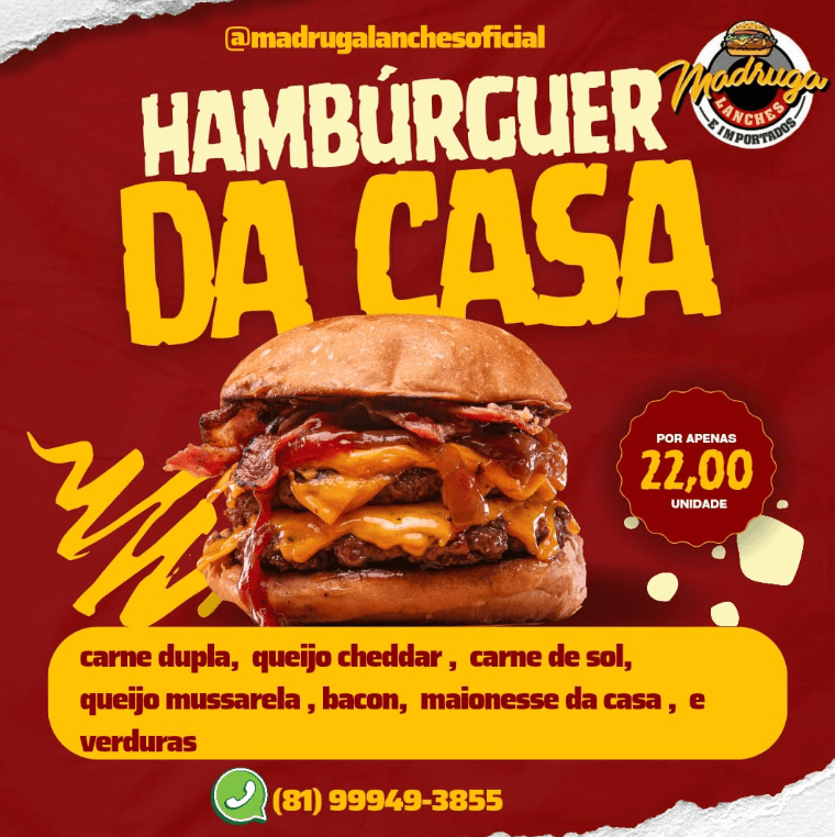 Hambúrguer da Casa