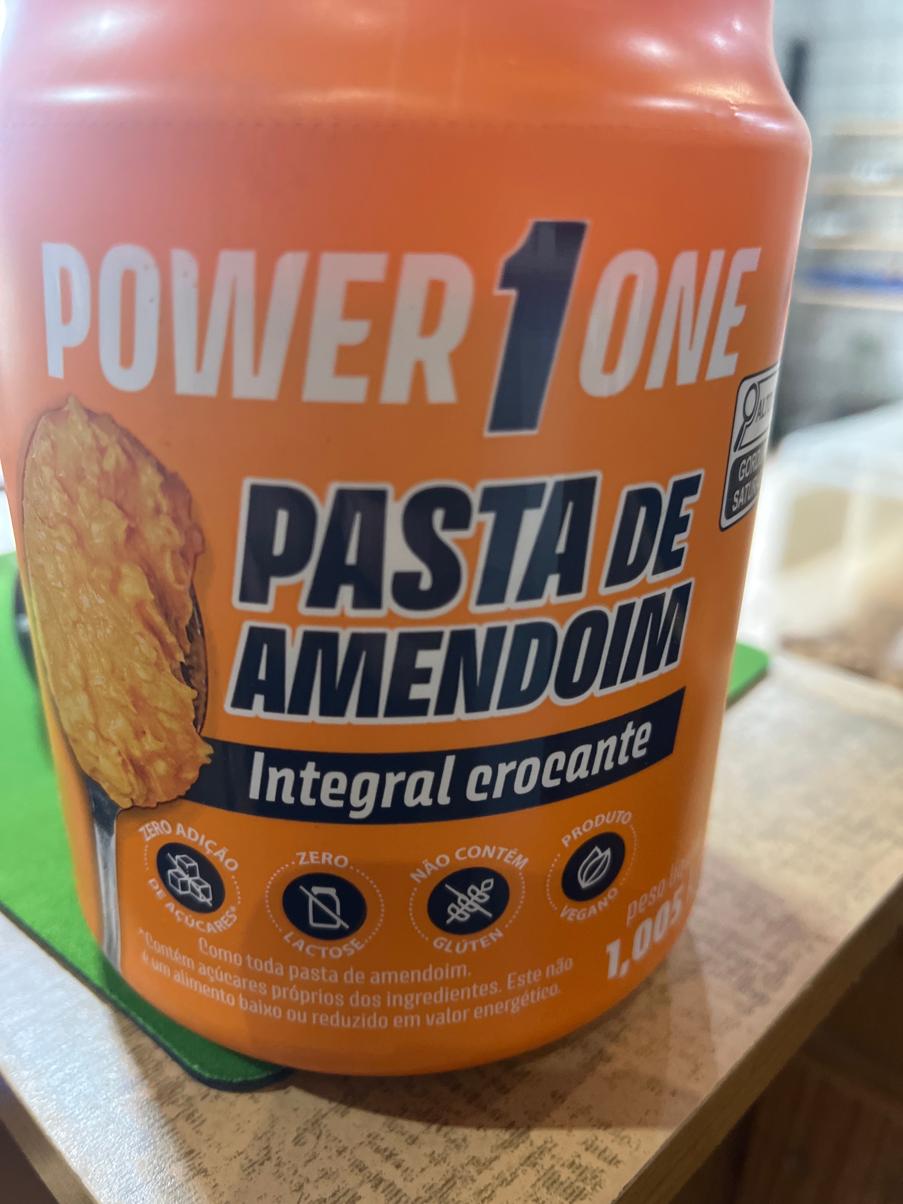 pasta de amendoin integral crocante 1,005kg