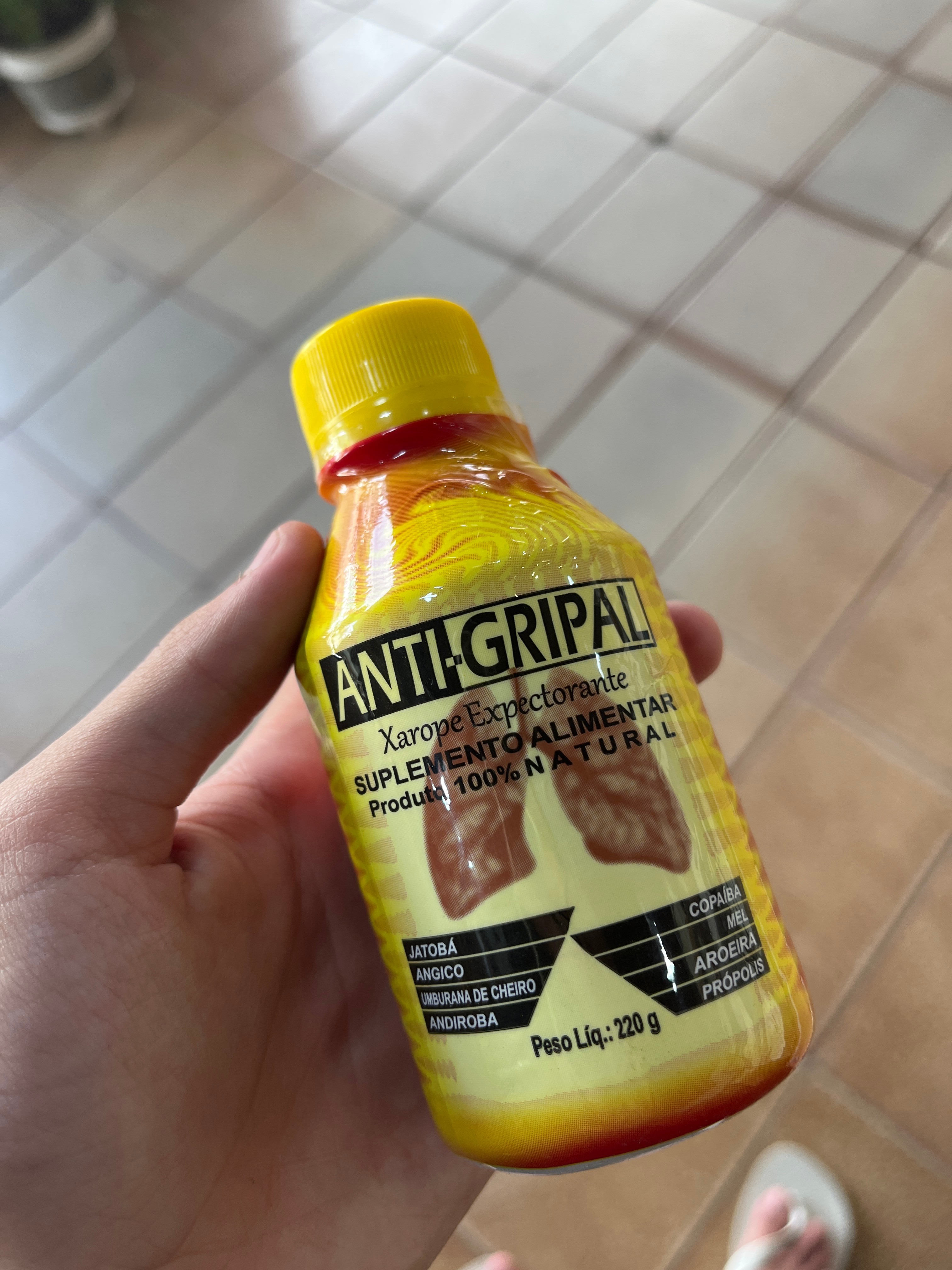 Anti-gripal xarope expectorante