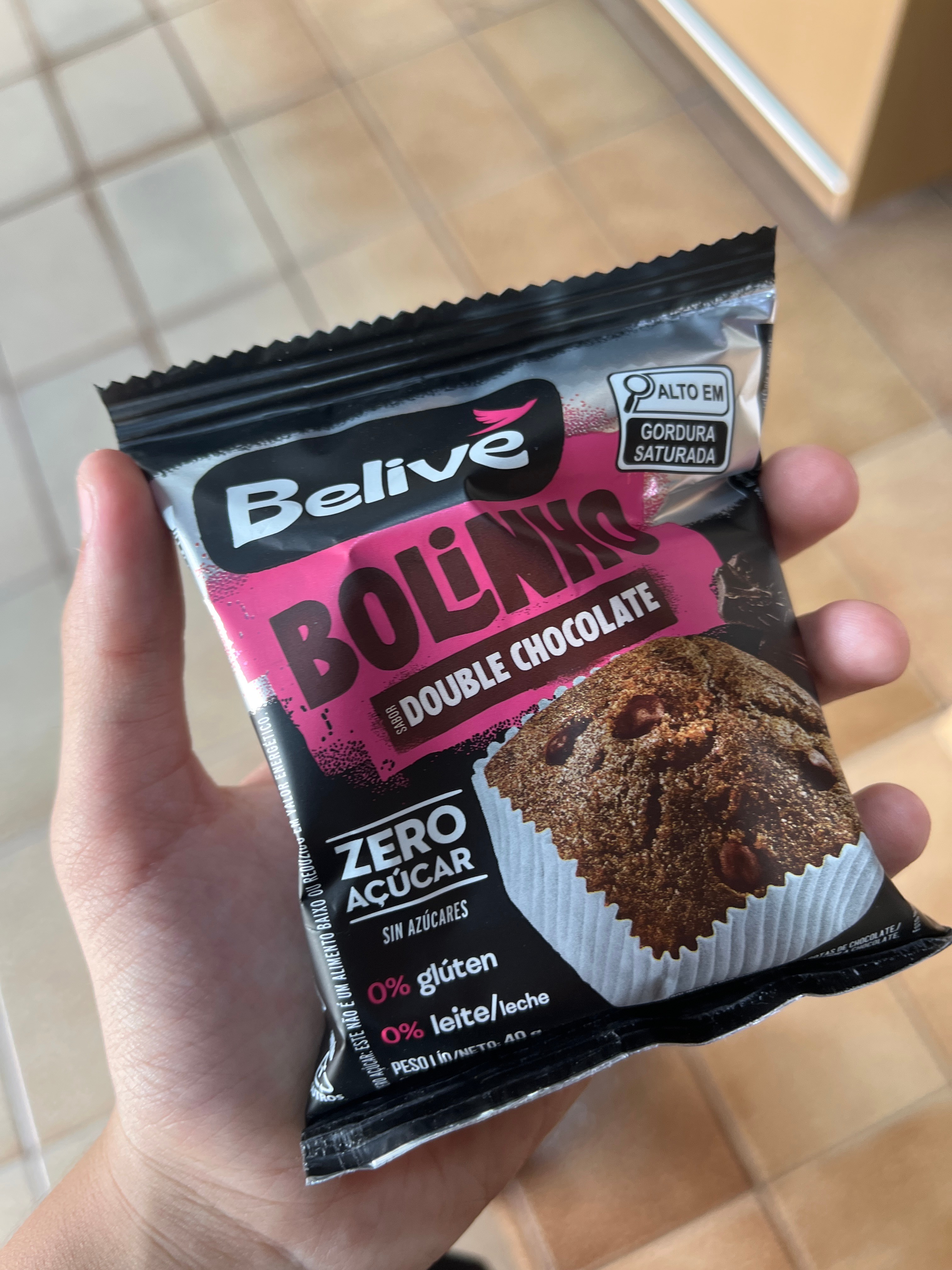 Bolinho double chocolate 40g