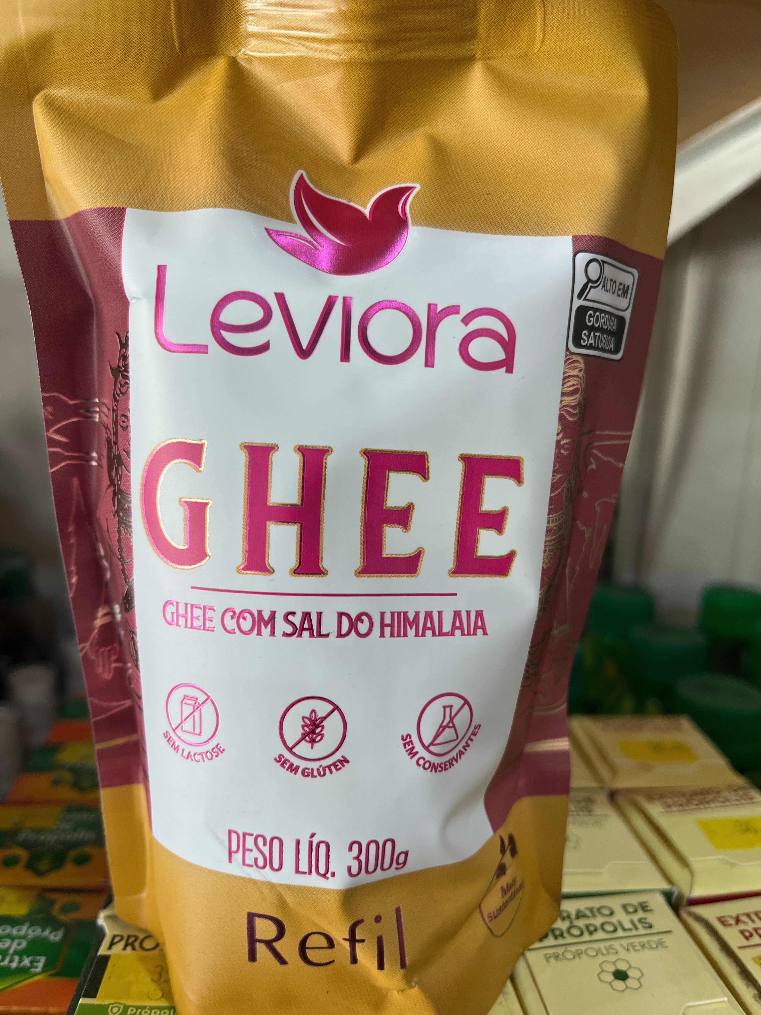 Manteiga Gree com sal de Himalaia refil 300g