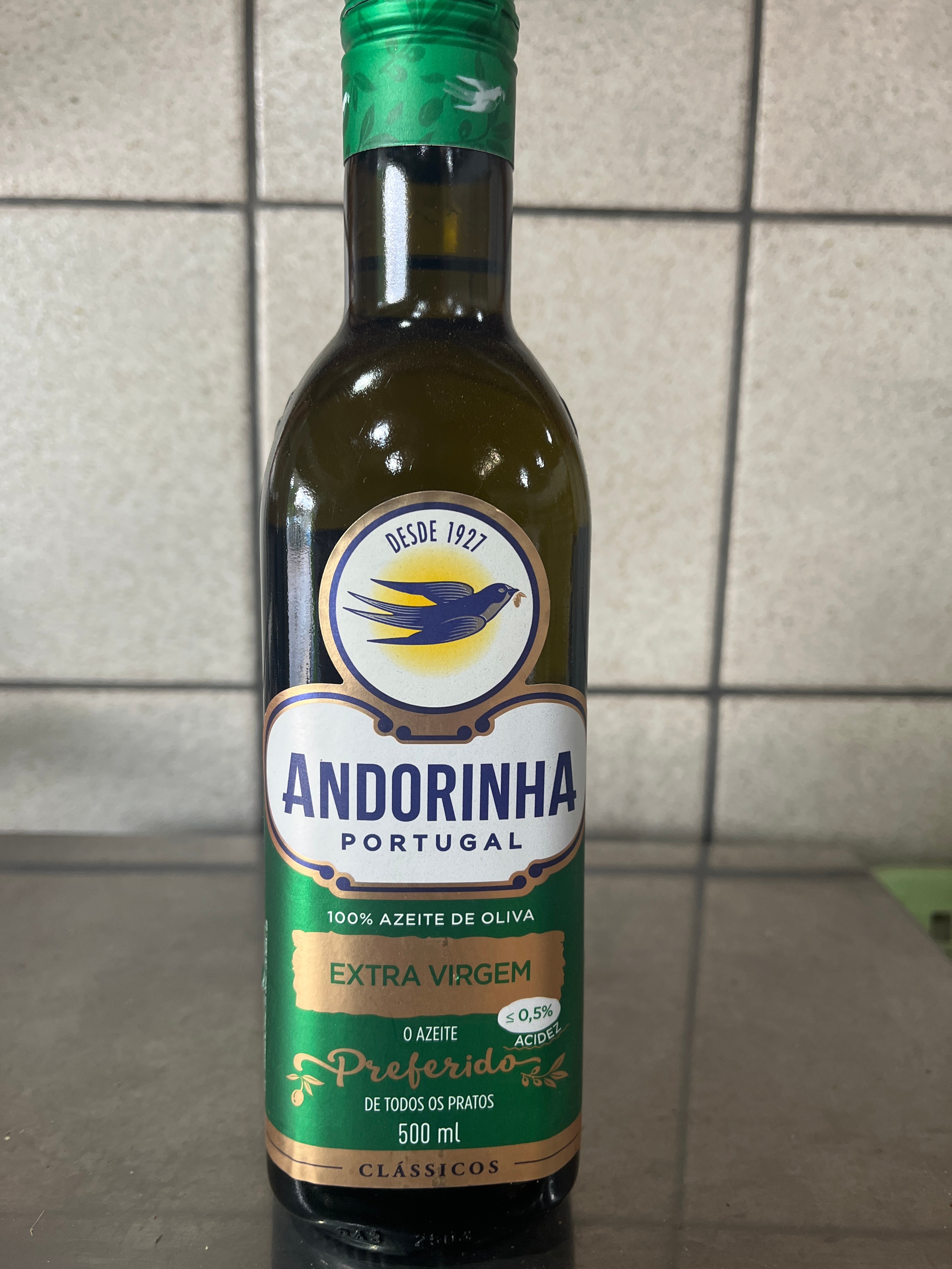 Azeite de oliva extra virgem andorinha 500ml