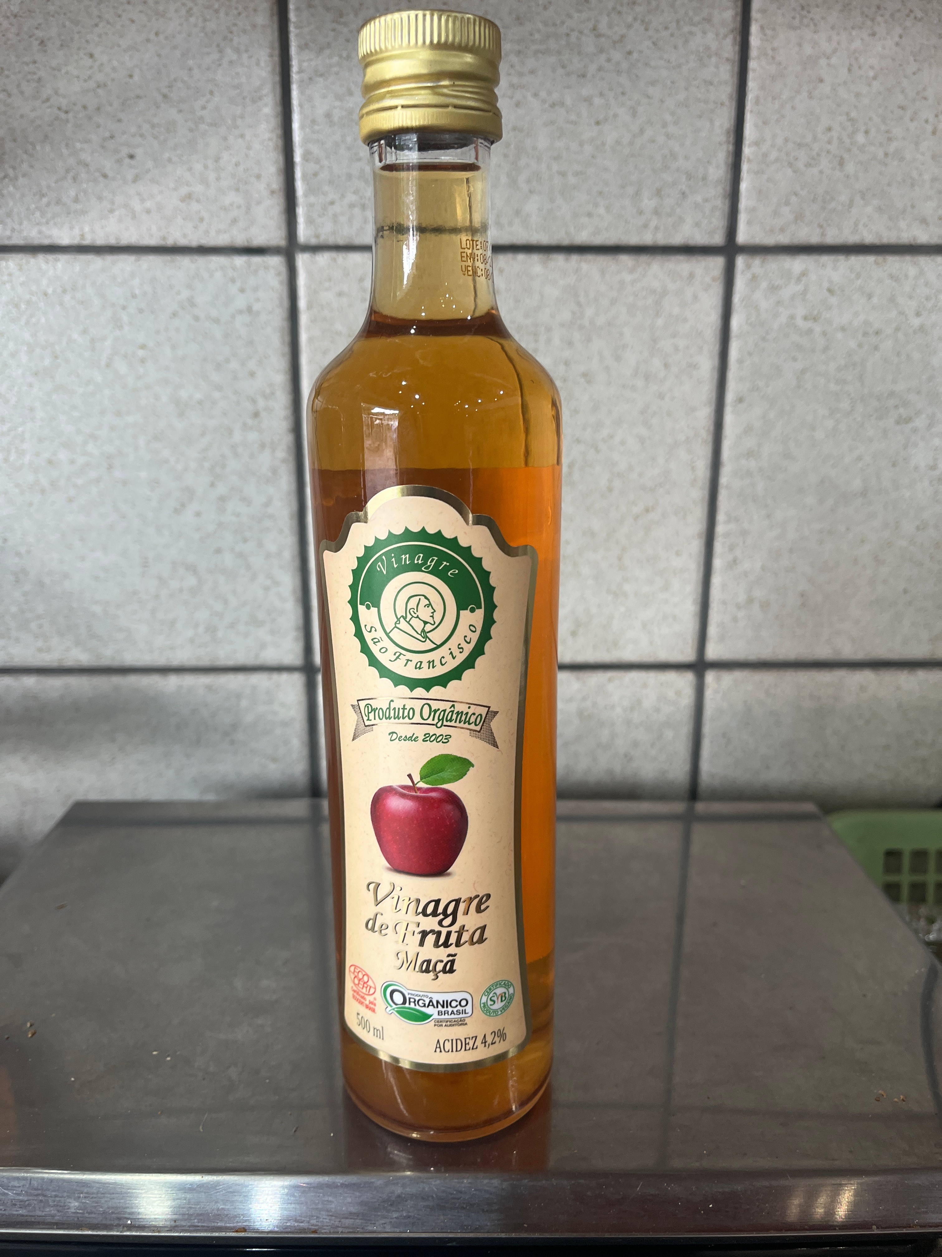 Vinagre de Maçã orgânico 4,2% 500ml