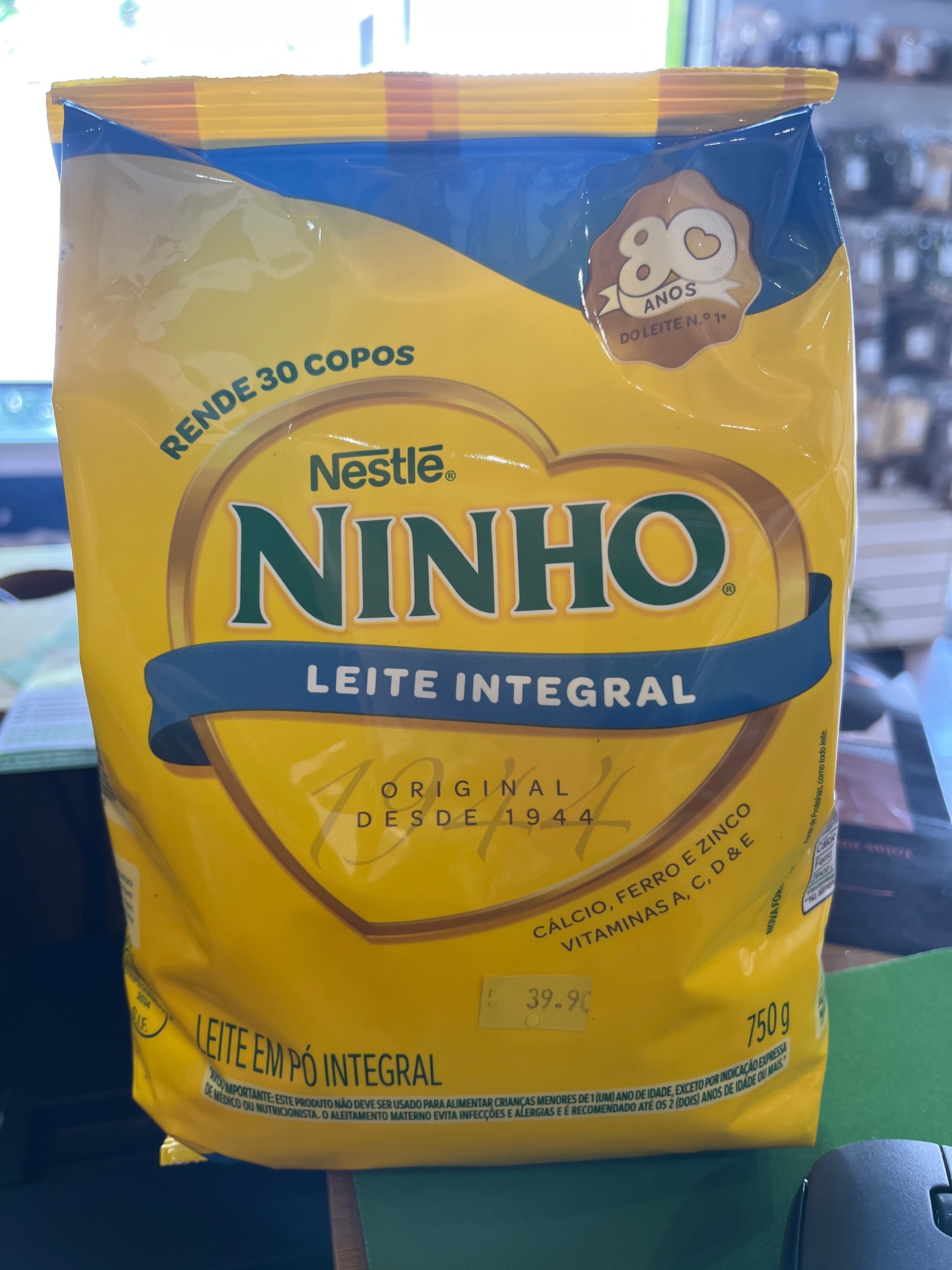 Leite Ninho Integral Nestlé 750g