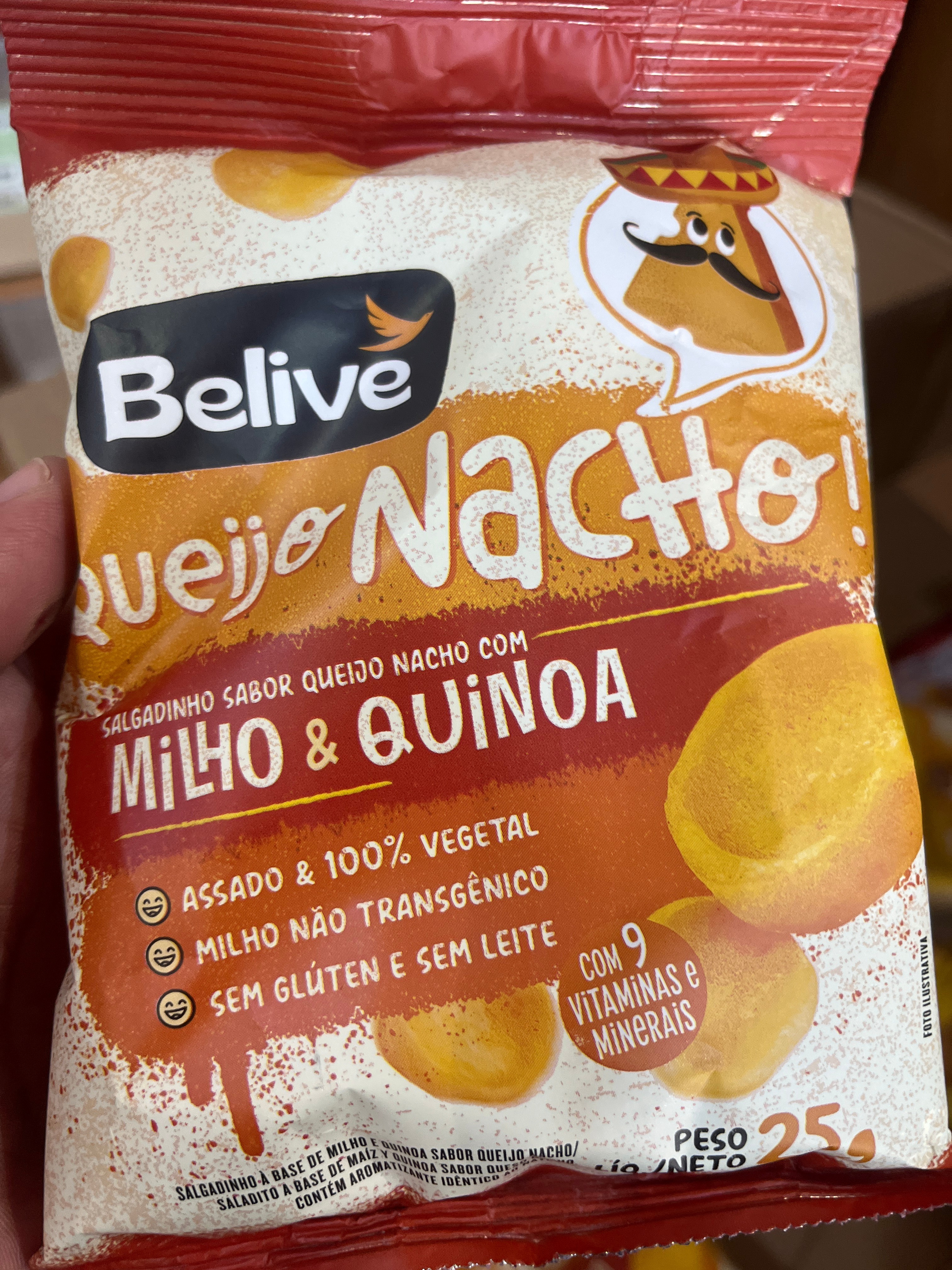 Belive Queijo Nacho 25 g