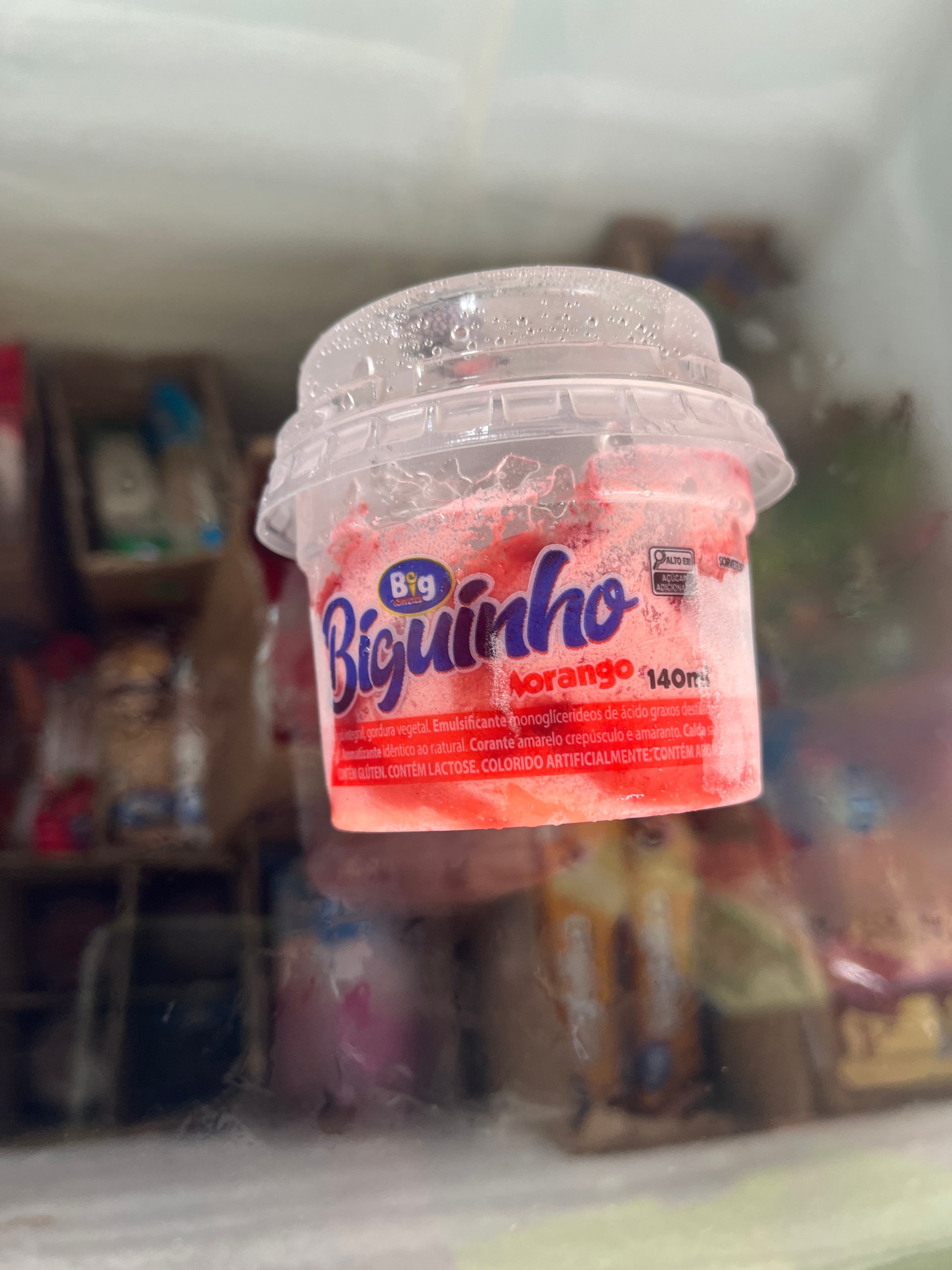 Biguinho morango 140 ml