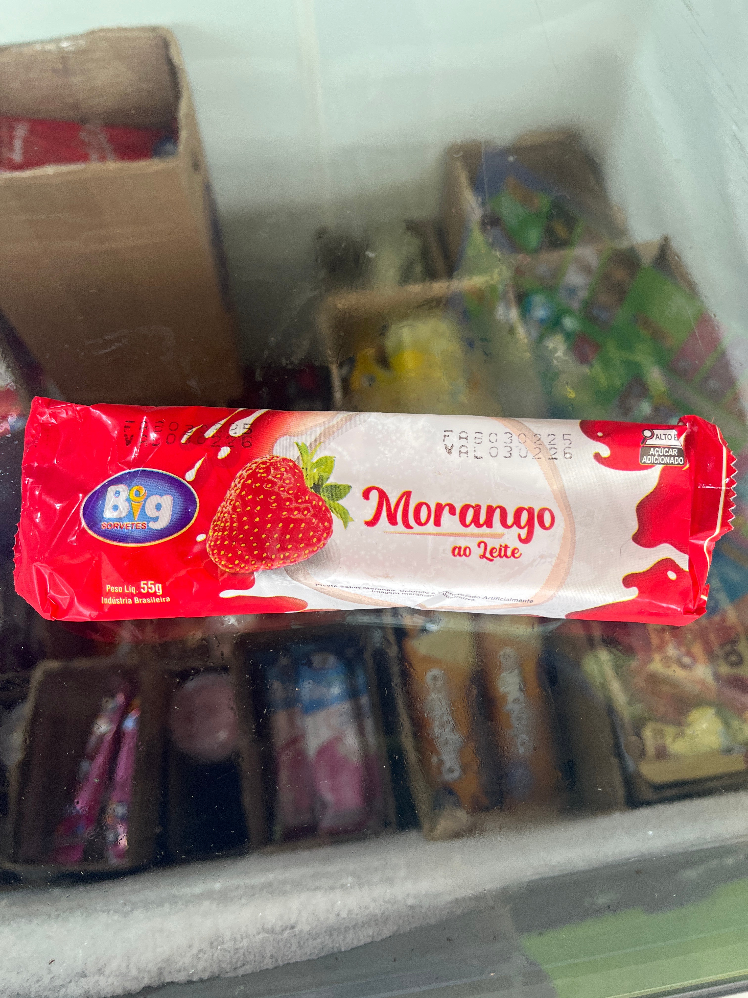 Morango ao leite 55g