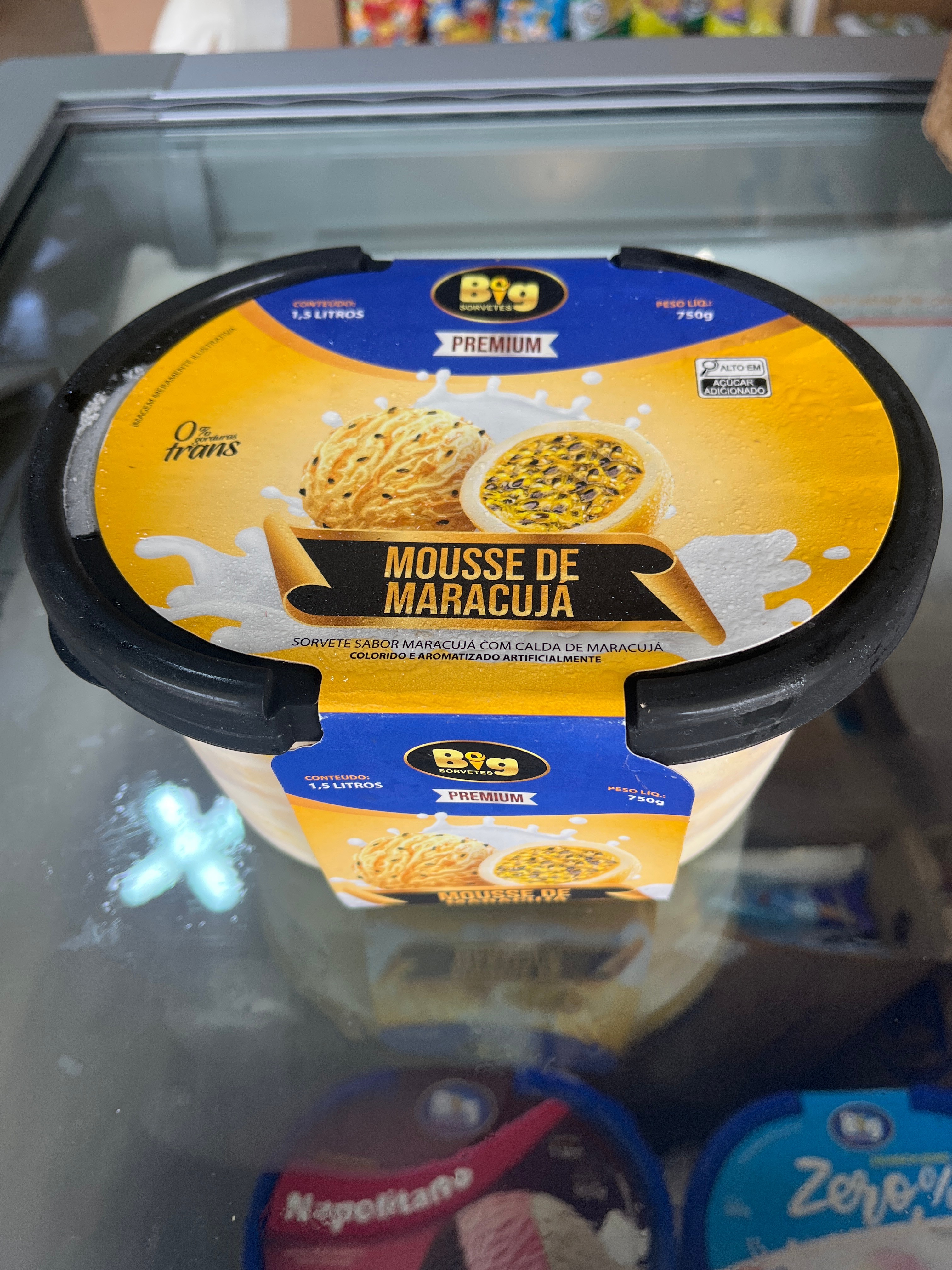 Mousse de Maracujá 1,5 litro