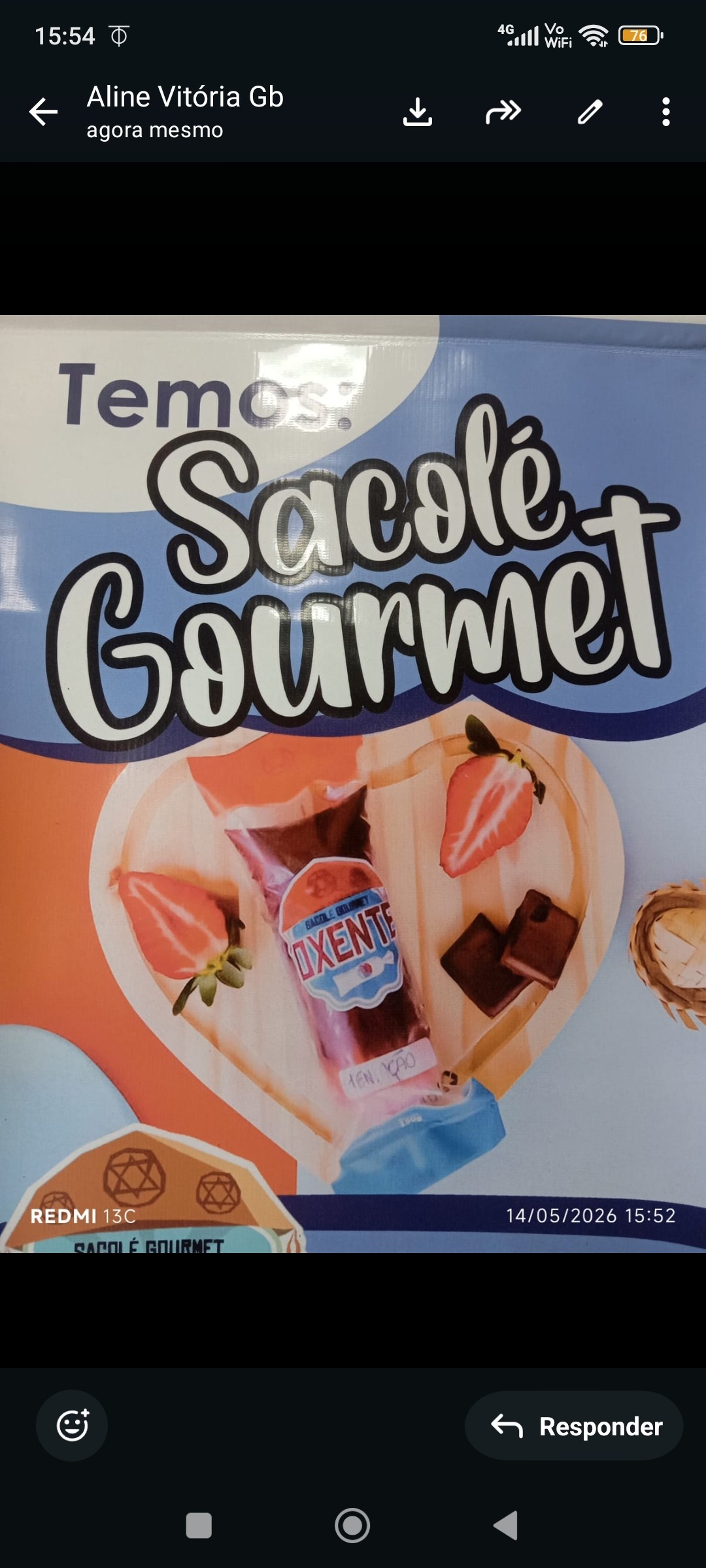 Sacolé Gourmet Oxente.